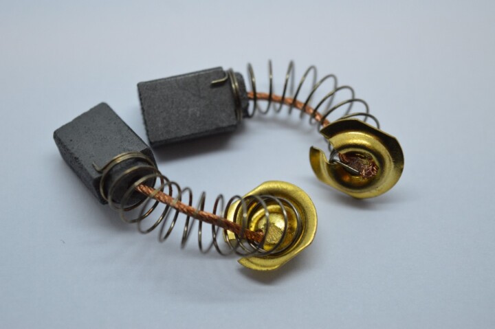 Carbon Brushes Compatible With SILVERLINE 264569 (Made Before July 2012) 180mm Sander Polisher