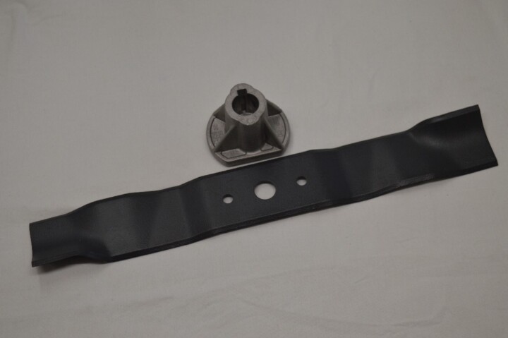 SOLENT TOOLS Mower Blade and Flange Compatible With JCB PM42PA