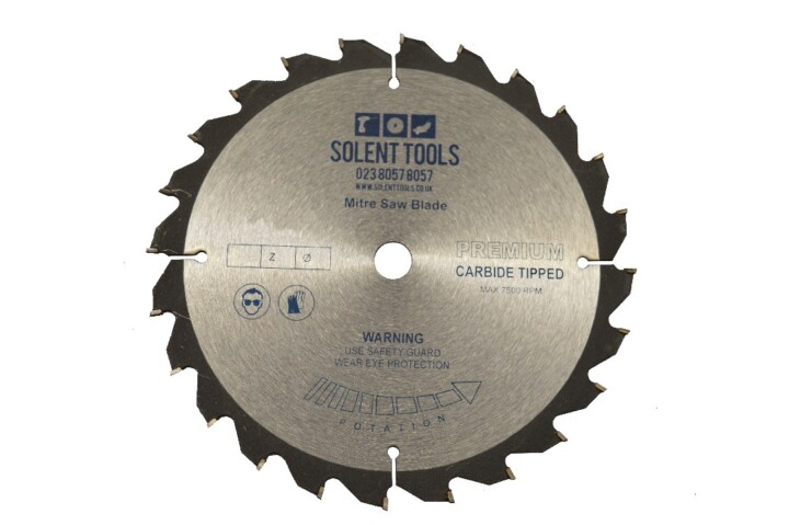 SOLENT TOOLS Wood Cutting Blade Compatible With PERFORMANCE POWER PMS210 - 24 Teeth